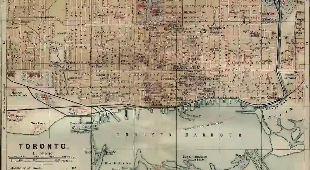 Map of Toronto, 1894