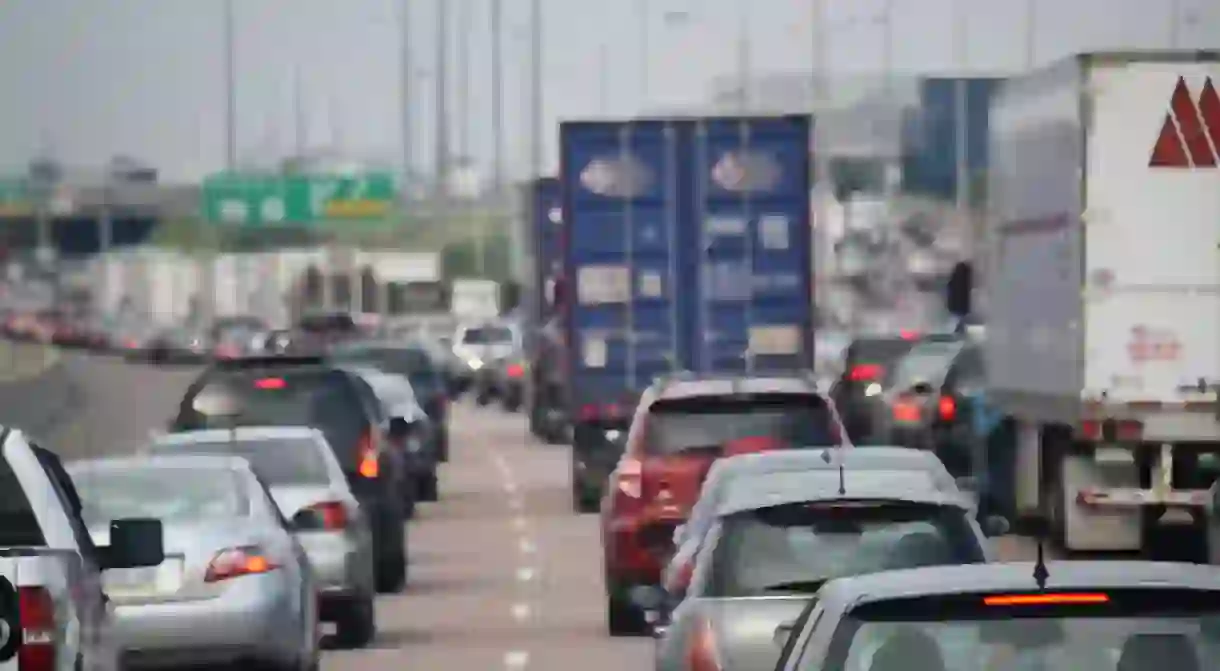 Traffic on the 401, Toronto