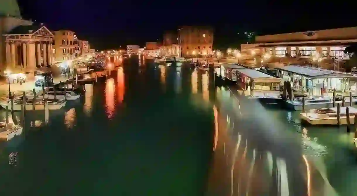 Venice at night