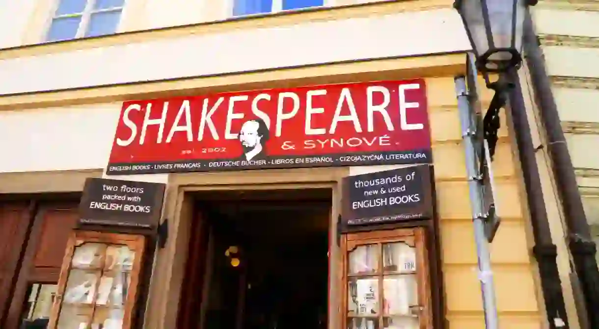 Shakespeare & Sons bookstore in Prague