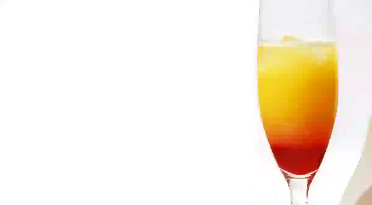 A Tequila Sunrise cocktail