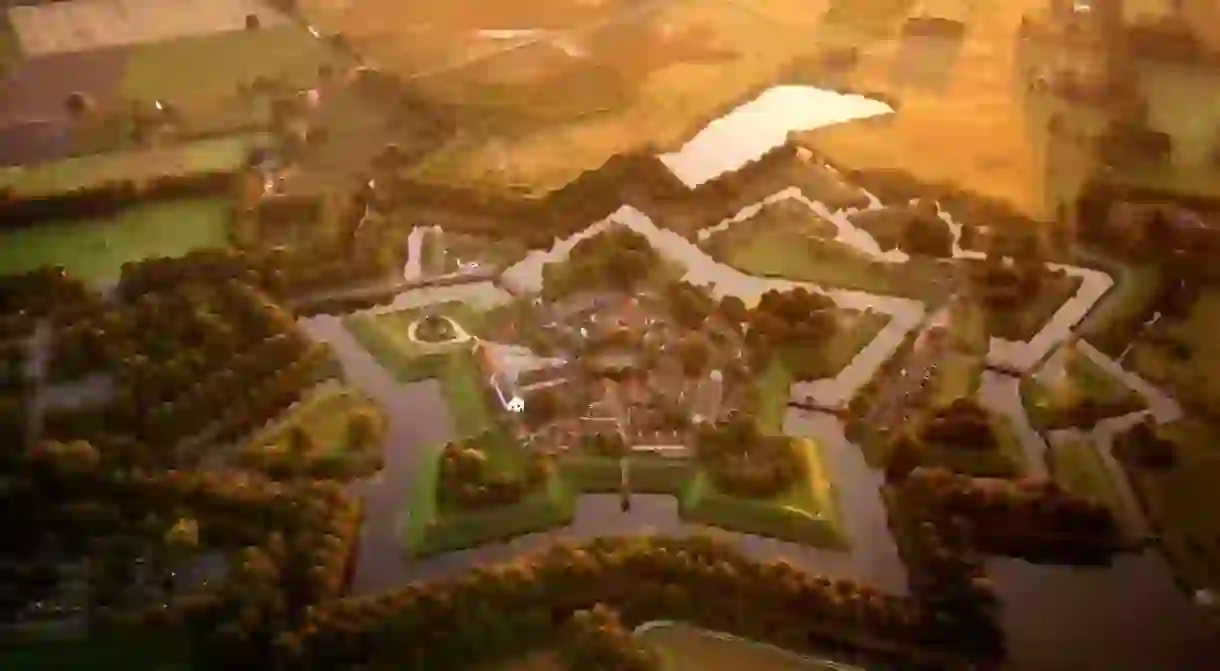 Fort Bourtange from the air