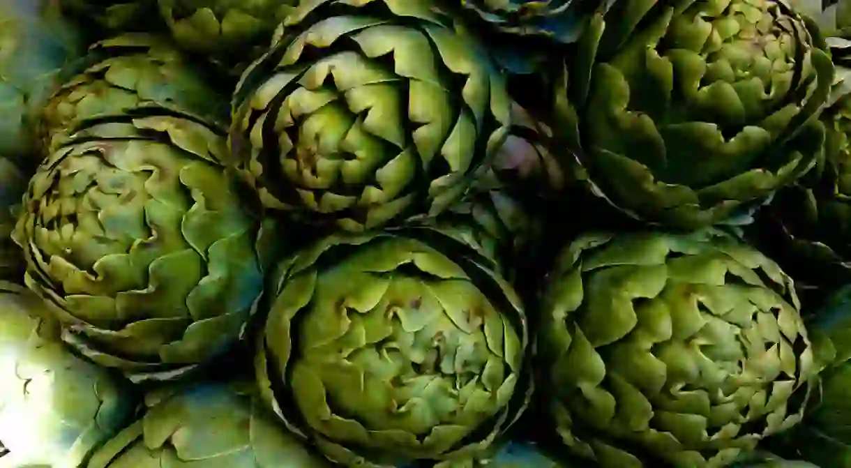 Fresh vegetables on a French market stall