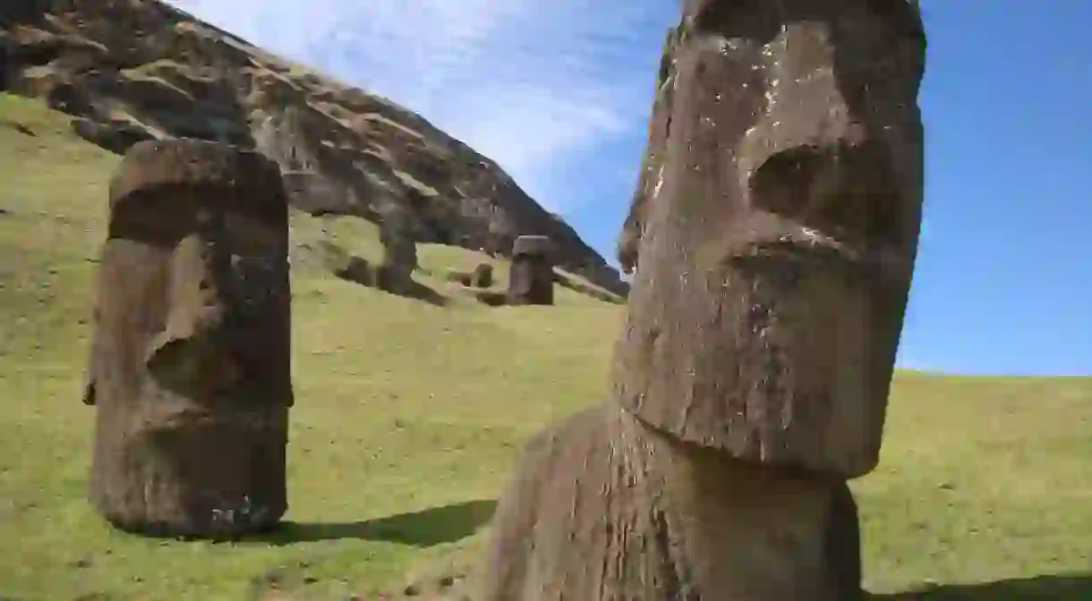 Moai statues of Easter Island