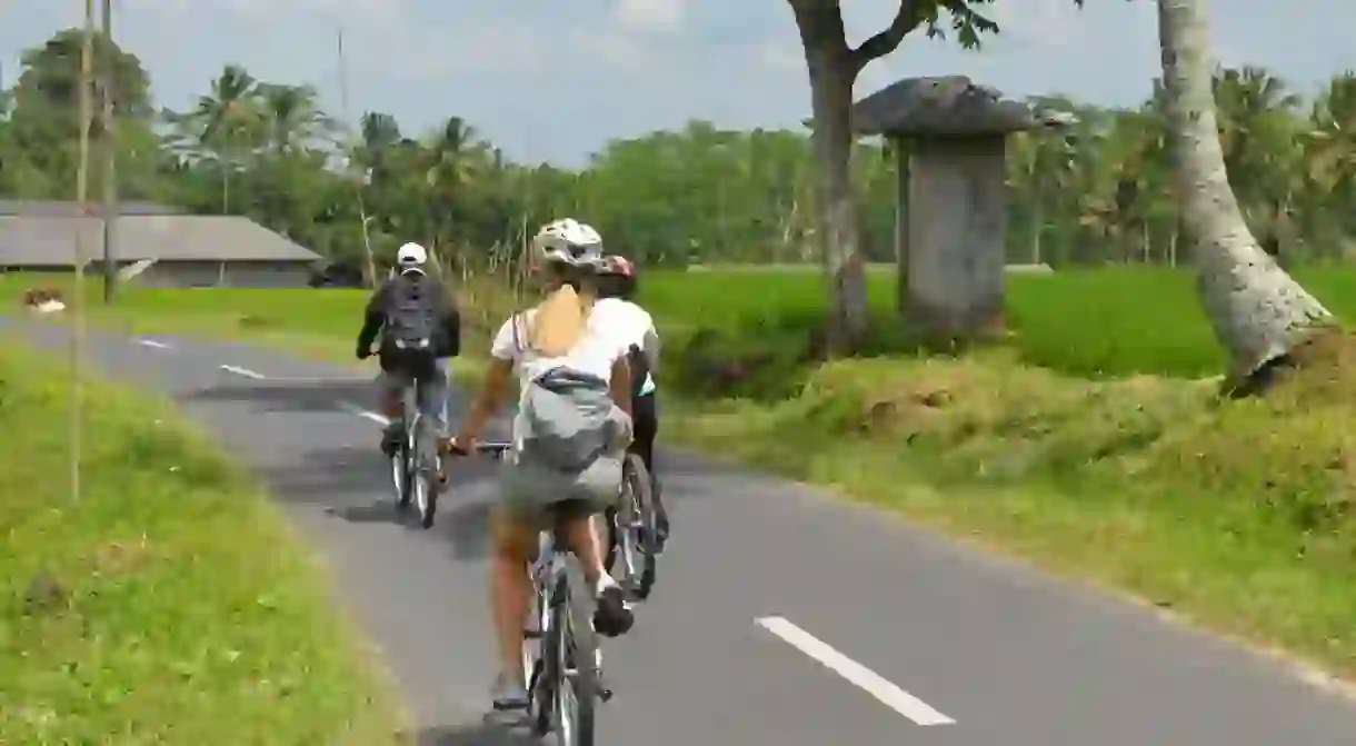 Cycling in Ubud, Bali