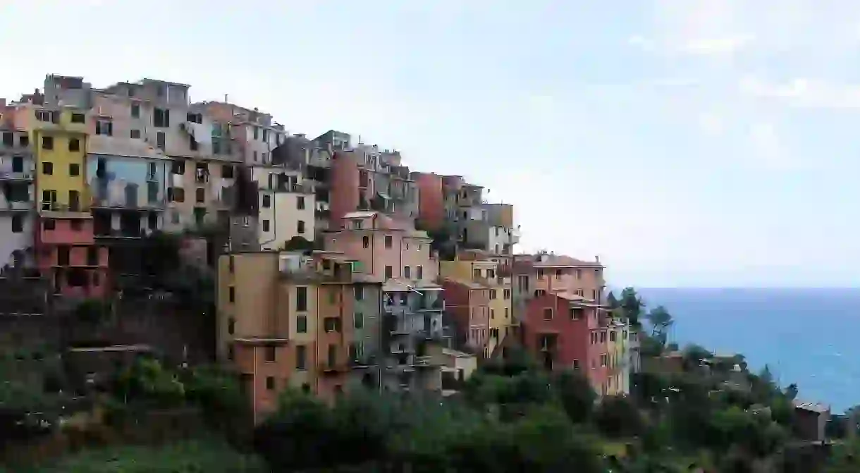 Corniglia from hiking trail