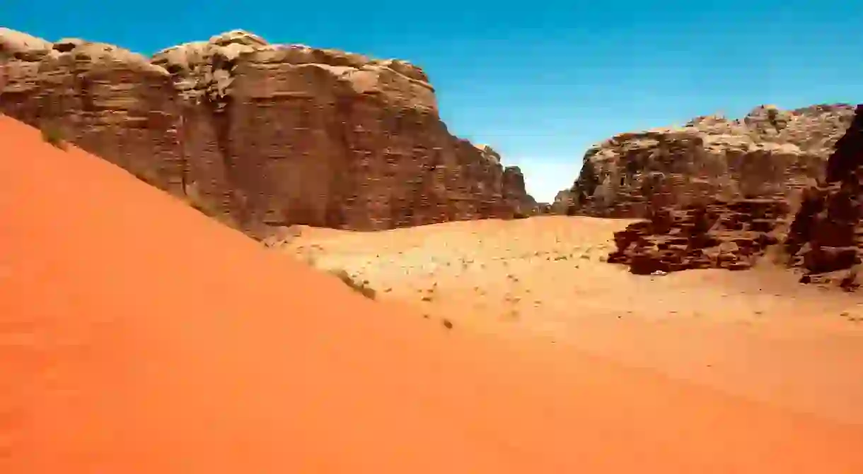 The Wadi Rum Desert in Jordan has featured in a number of sci-fi movies