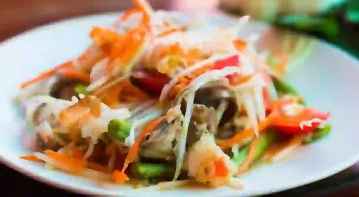 Green papaya salad