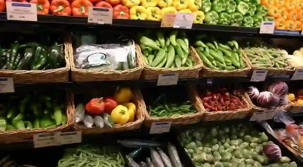 Vegetables at a Food Market