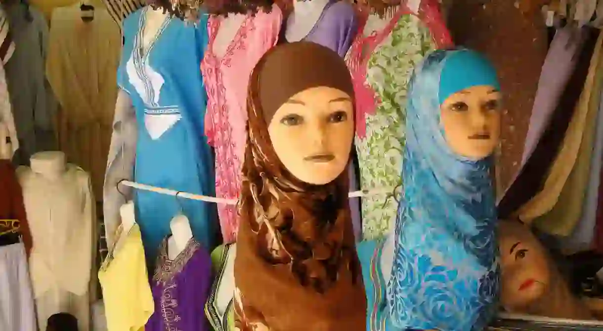 A clothing shop in Morocco