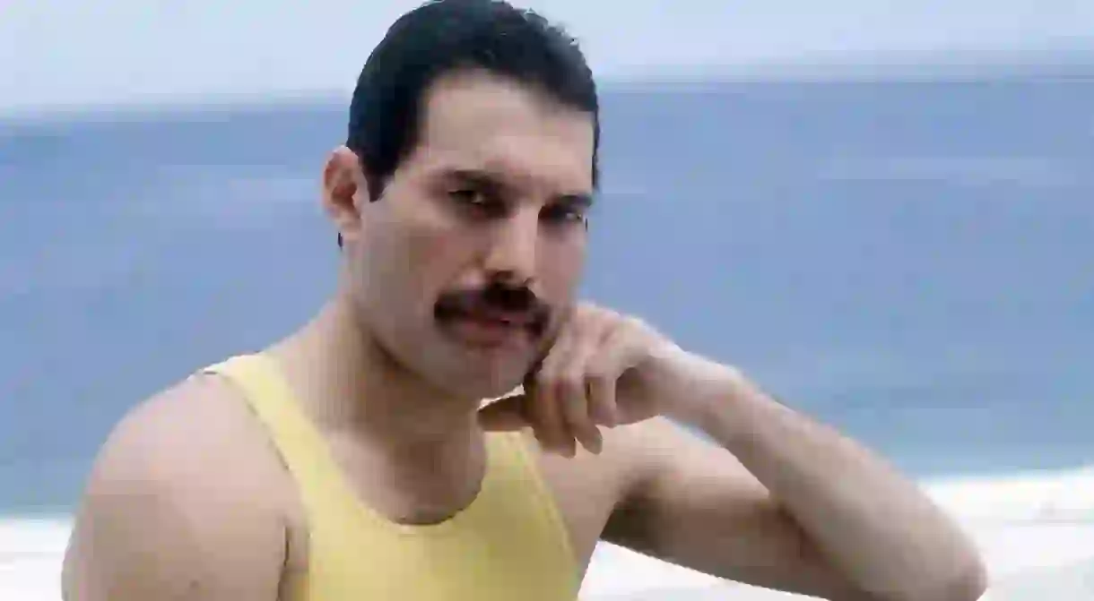 Freddie Mercury in Rio De Janeiro, Brazil, 1985