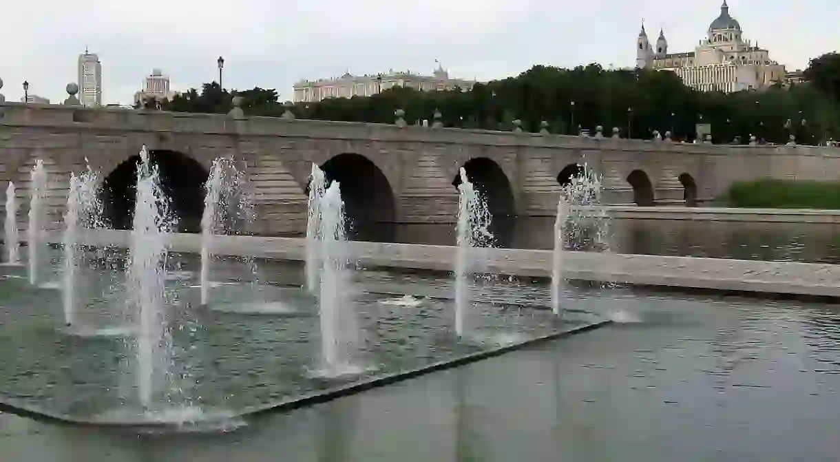 The origins of Madrids name date back to Prehistoric times and have to do with the Manzanares River