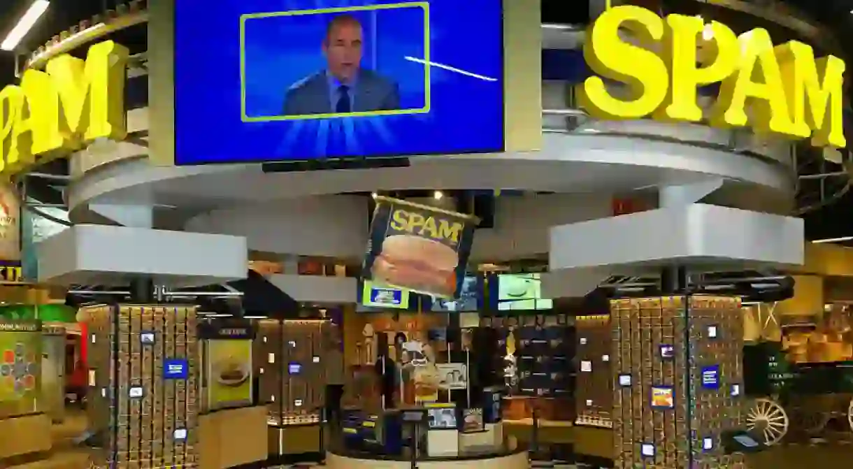 Can Central Exhibit at Spam Museum