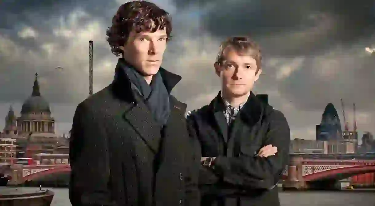 Benedict Cumberbatch and Martin Freeman in Sherlock