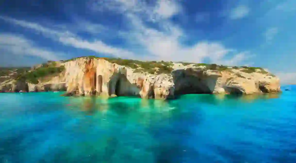 Blue caves, Zakynthos island, Greece