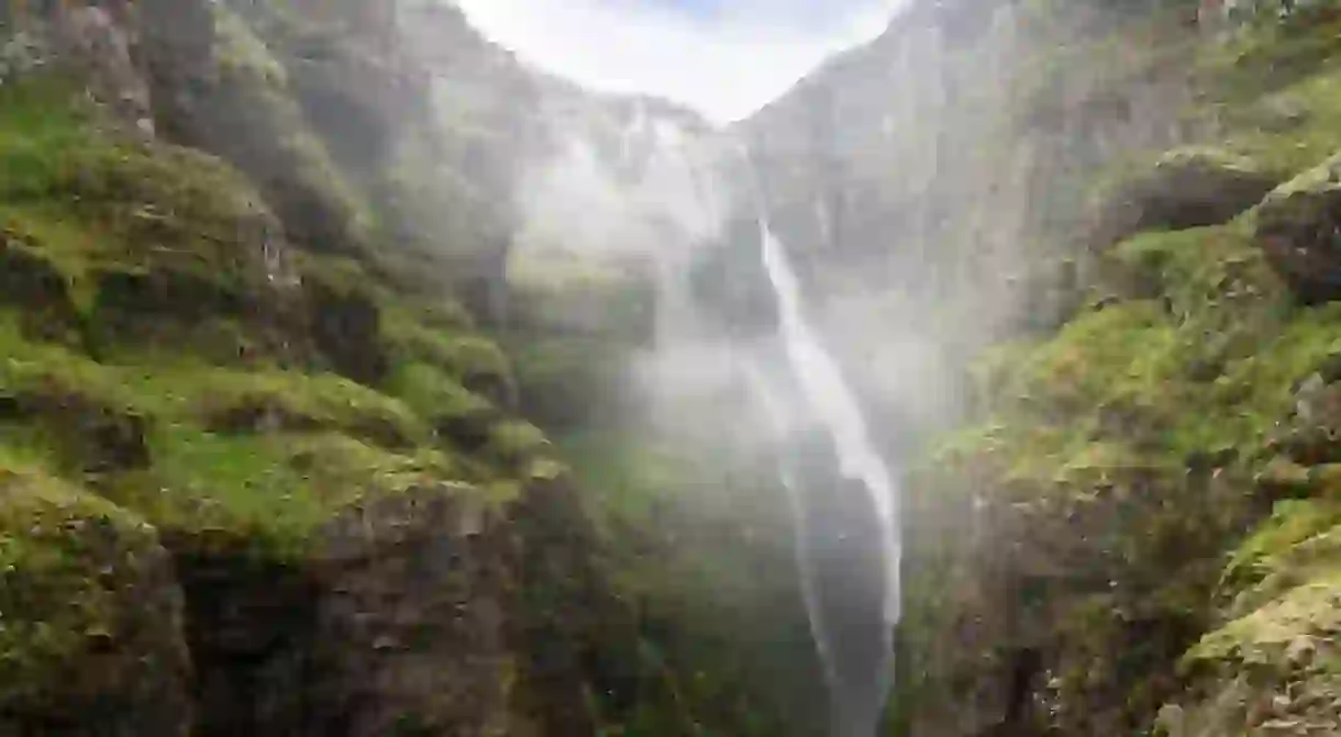 Glymur waterfall in Iceland