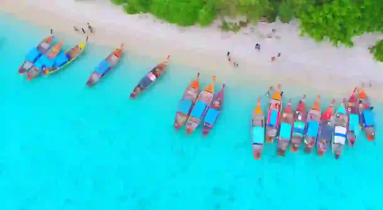 Koh Lipe, Andaman sea, Thailand, view from a high angle