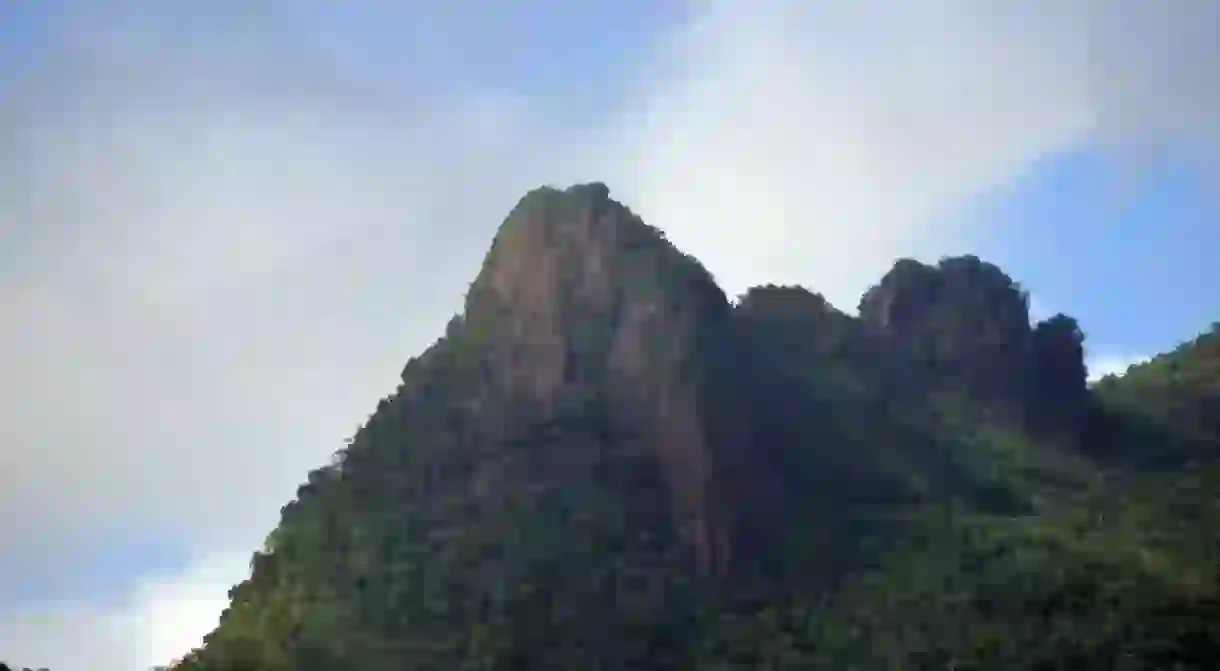 View of mountains in El Yunque