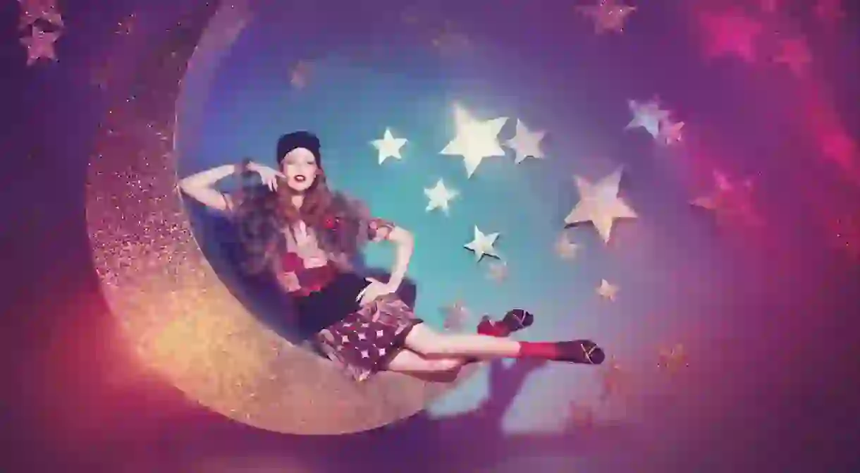 Paper Moon photograph by Sofía Sánchez and Mauro Mongiello for the Spring 2013 Isetan Mitsukoshi ad