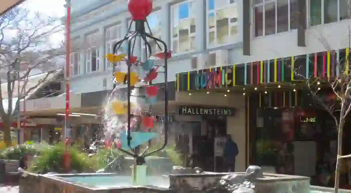 The Bucket Fountain on Cuba Street