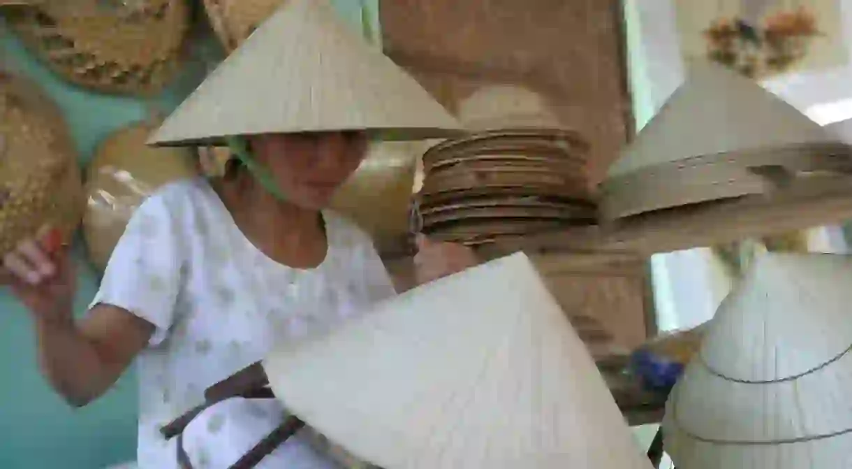 Making conical hats