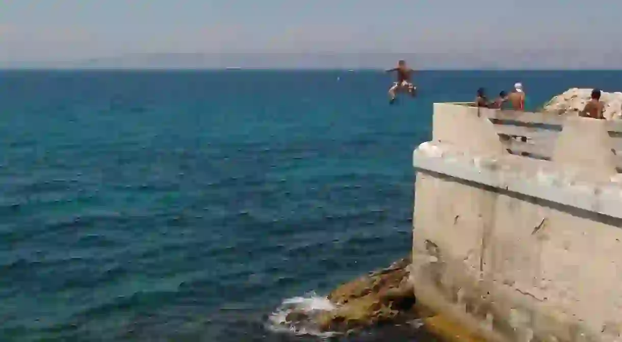 If youre brave enough you should try jumping into the sea in Marseille