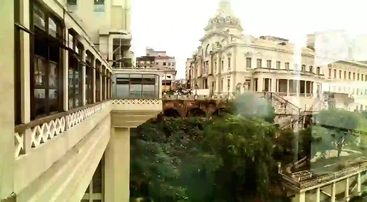 Elevador Lacerda and Rio Branco Palace