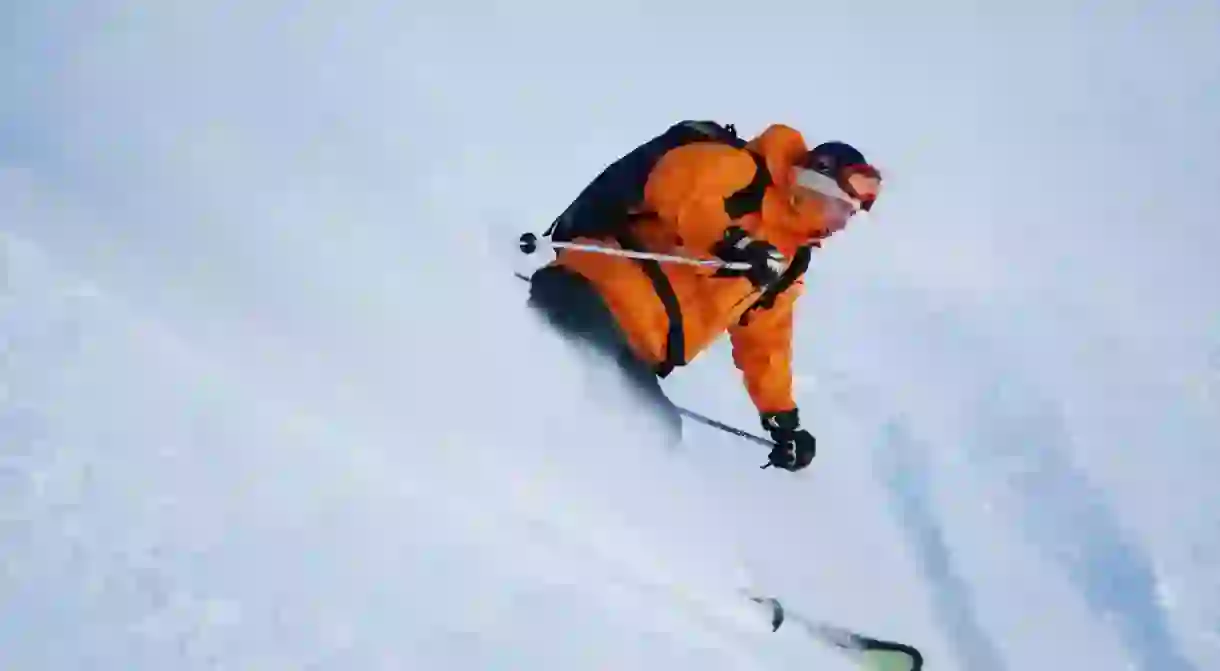 Heli ski in La Parva, Chile