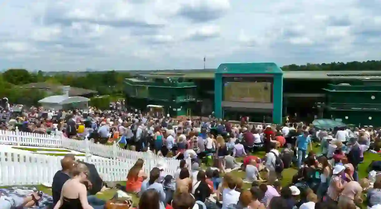 Henman Hill/Murray Mount at Wimbledon