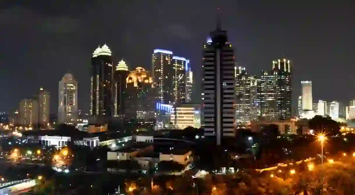 Jakarta at night