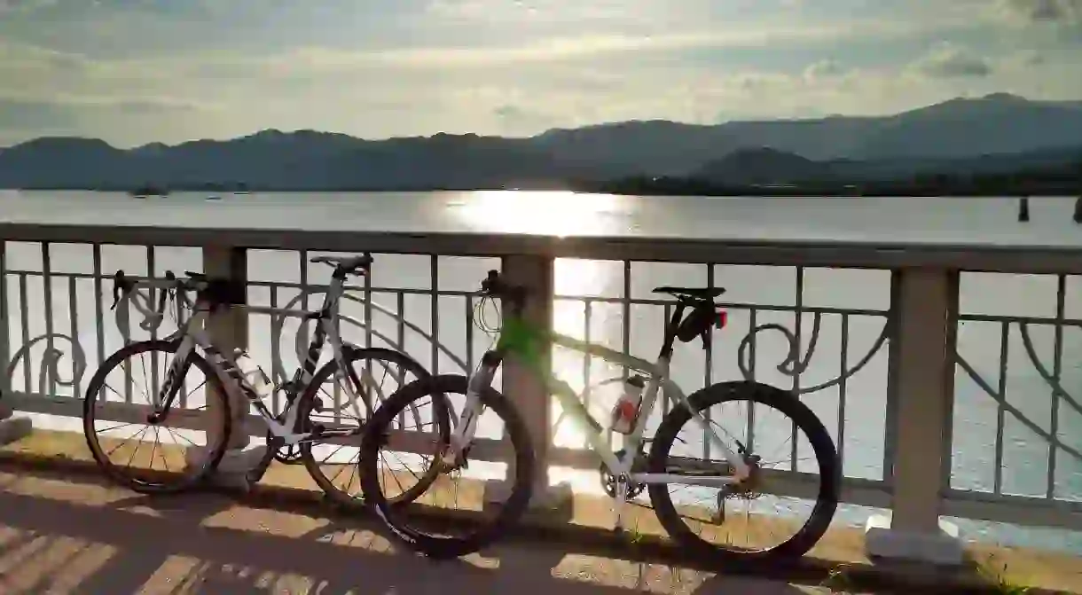 Biking in Korea