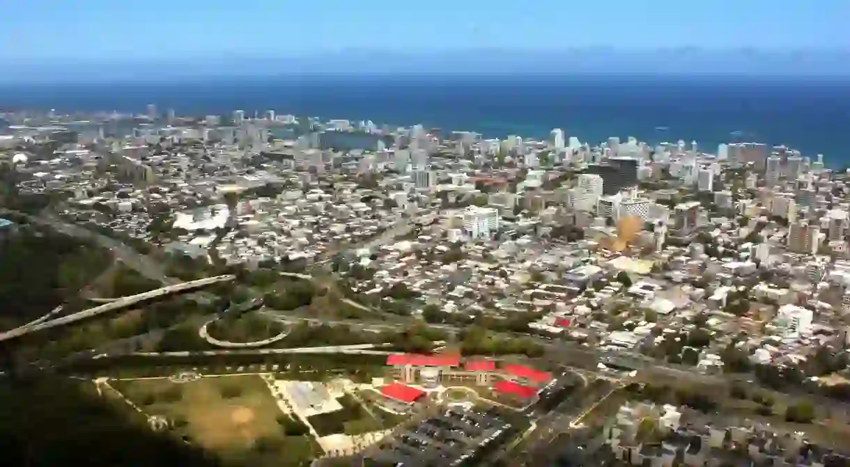 Aerial view of Condado in San Juan