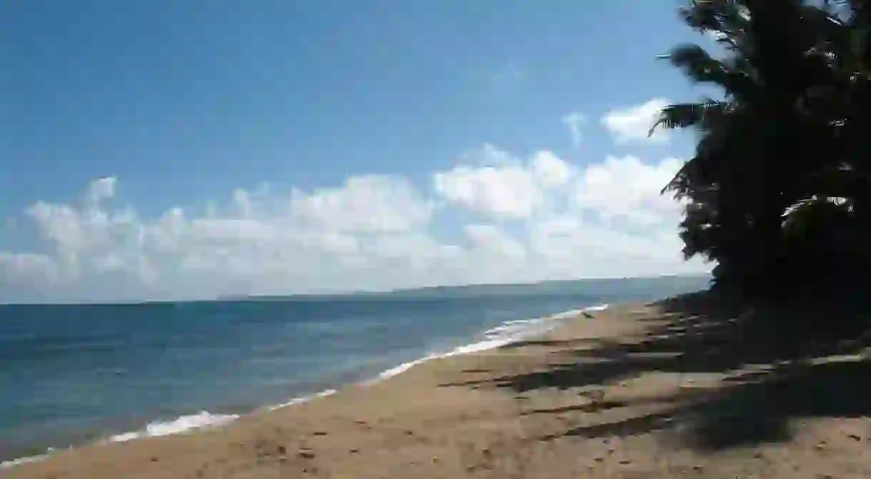 A beach in Rincon, Puerto Rico