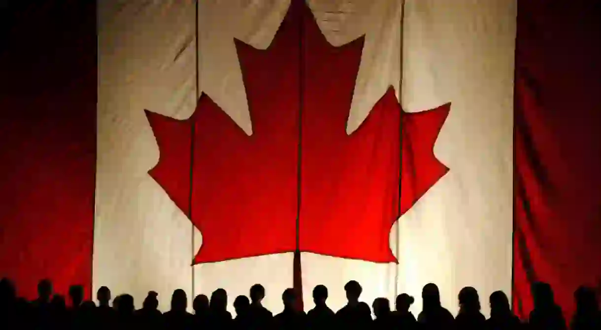 The Canadian flag