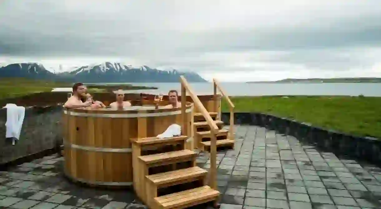 | Courtesy of Bjórböðin - The Beer Spa