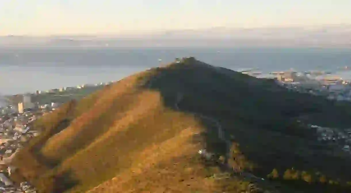 Aerial view of Signal Hill Road