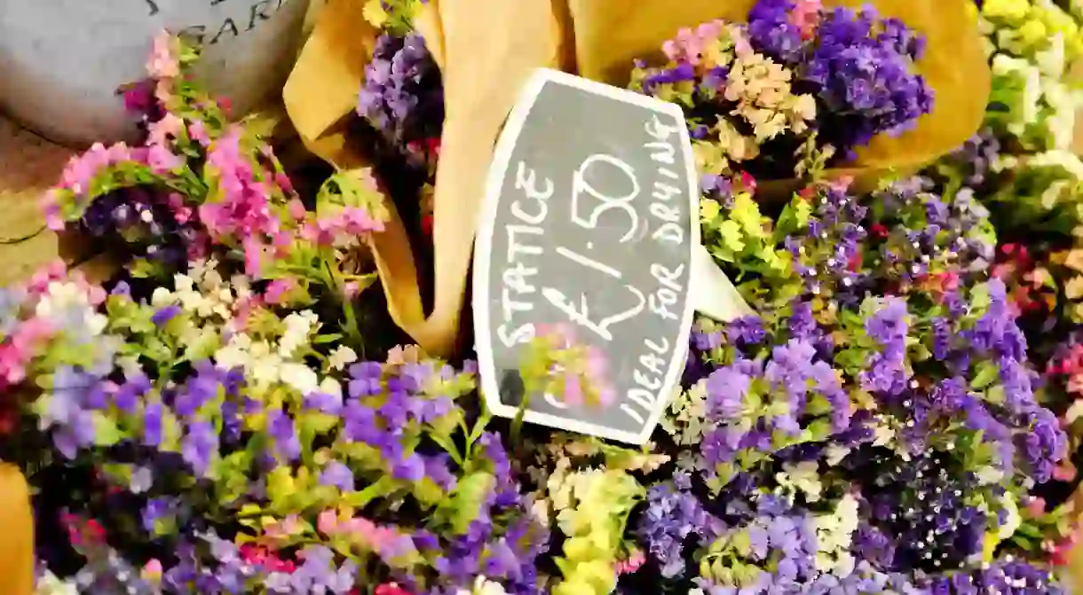 Flowers at Oxfords Covered Market