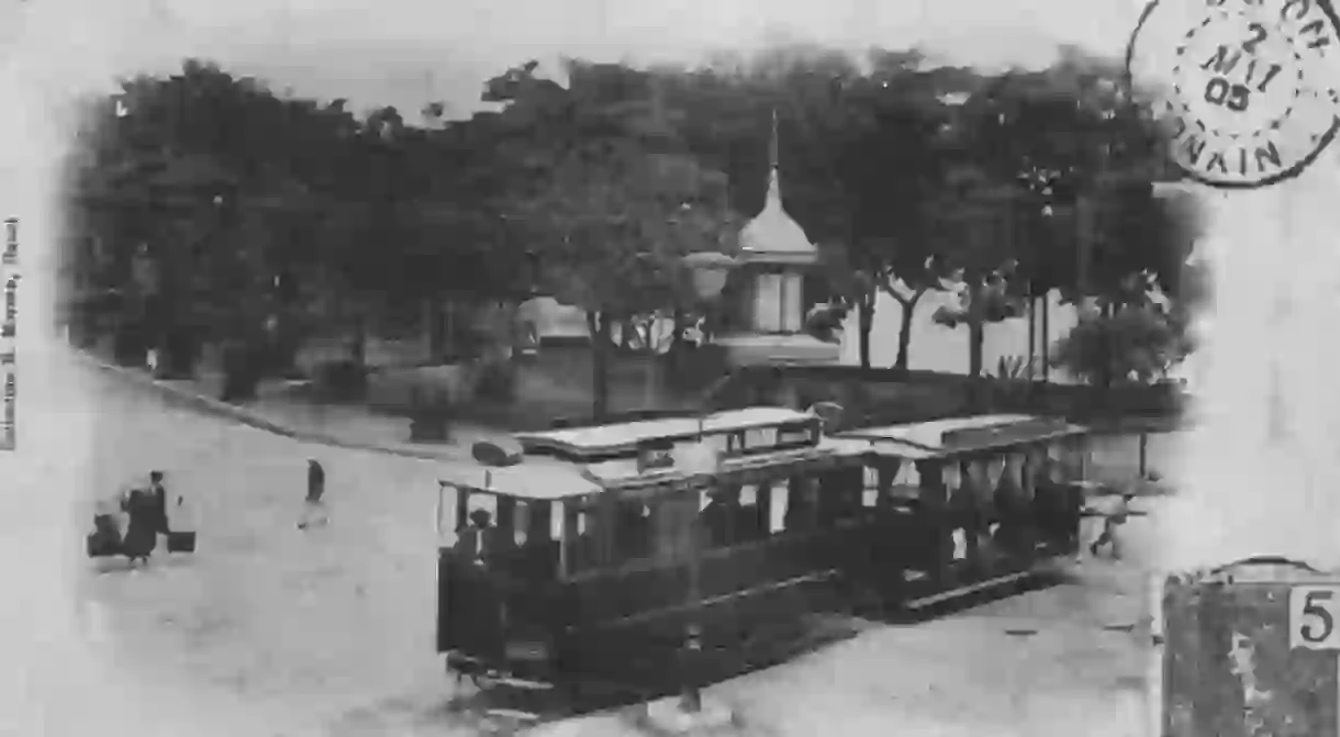 Hanoi tramway in 1901