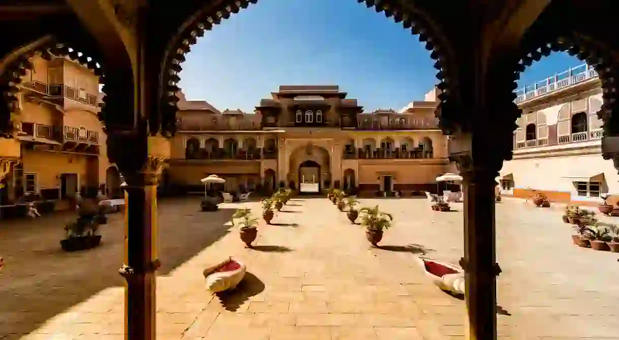 300 years old Chomu Palace in Rajasthan