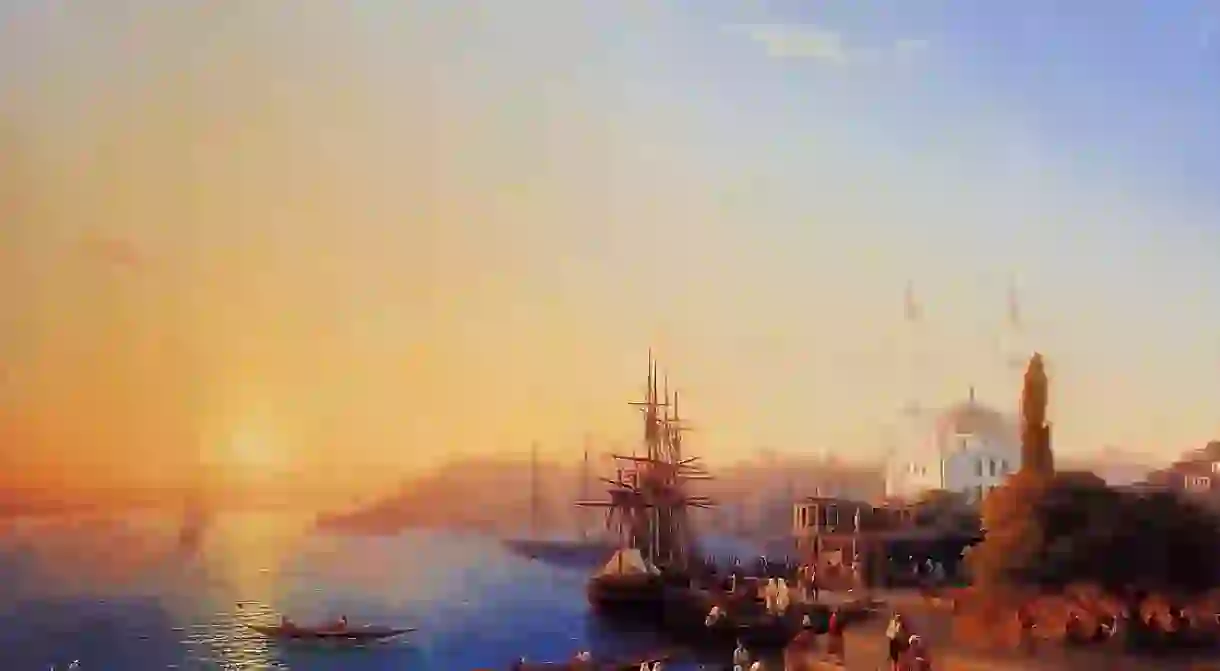 Panorama of Constantinople (1856), by Ivan Aivazovsky