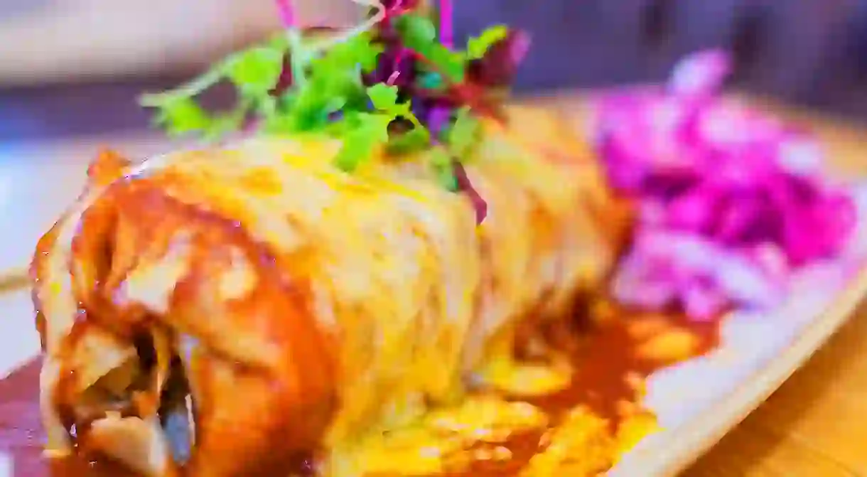 La Rosa Mexican Grille and Tequileria serves the tastiest burritos