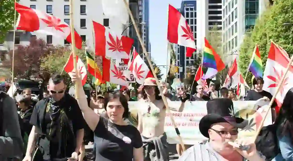 Marijuana March in Vancouver