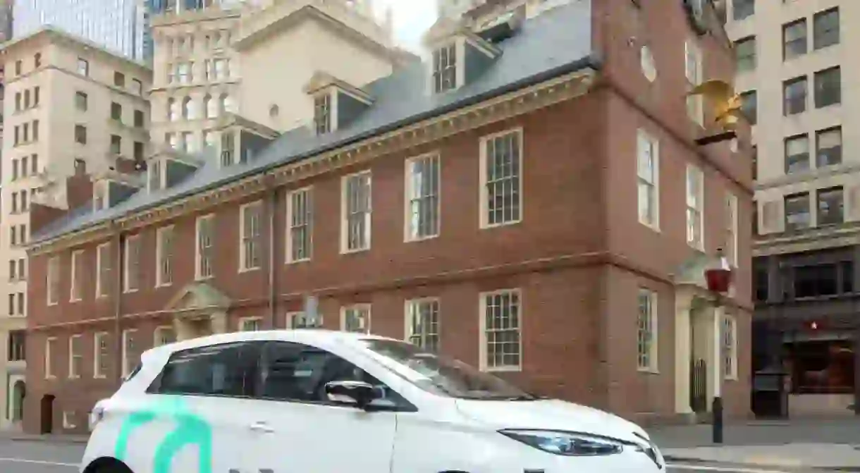 One of nuTonomys cars in Boston