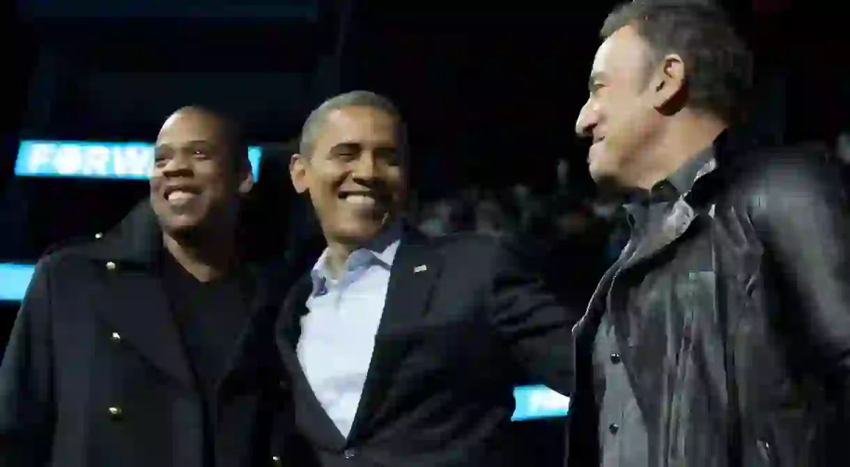 Jay Z, Barack Obama, and Bruce Springsteen