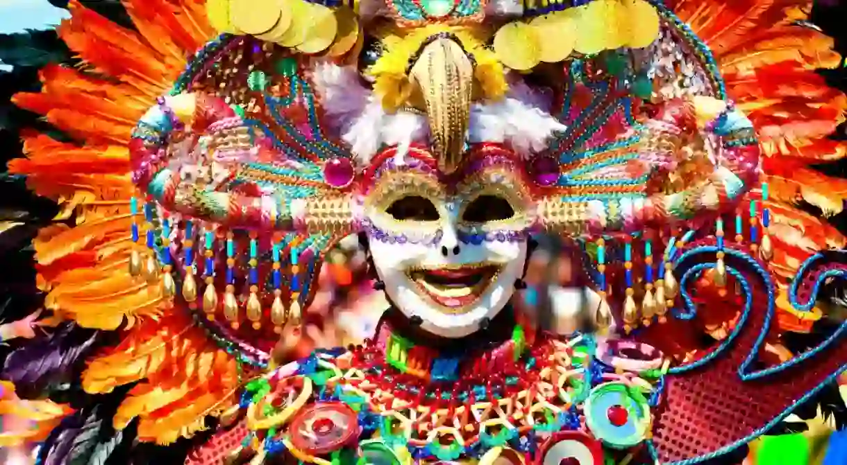 Colorful, Smiling Mask