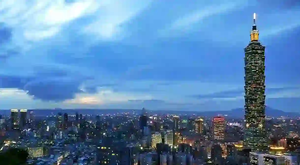 View of Taipei from Elephant Mountain