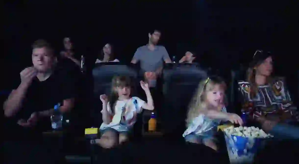 Audience watching Despicable Me 3