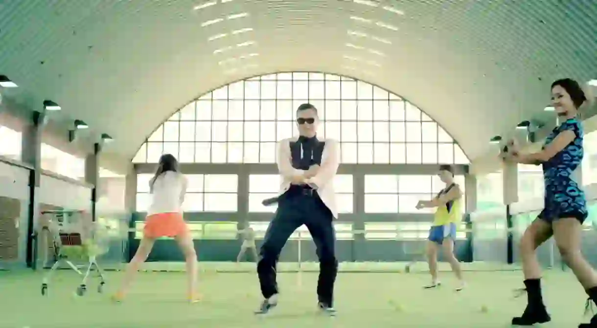 Still of music video for Psy Gangnam Style