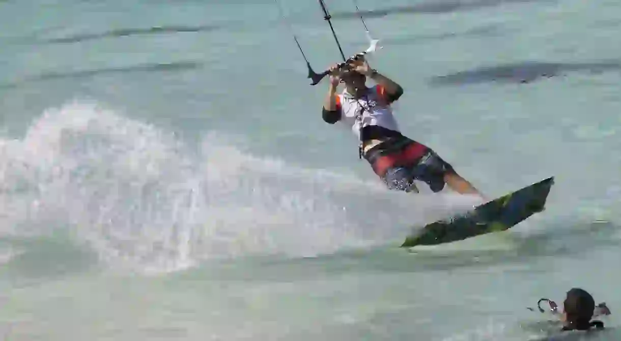 Kite-surfing in Colombia I