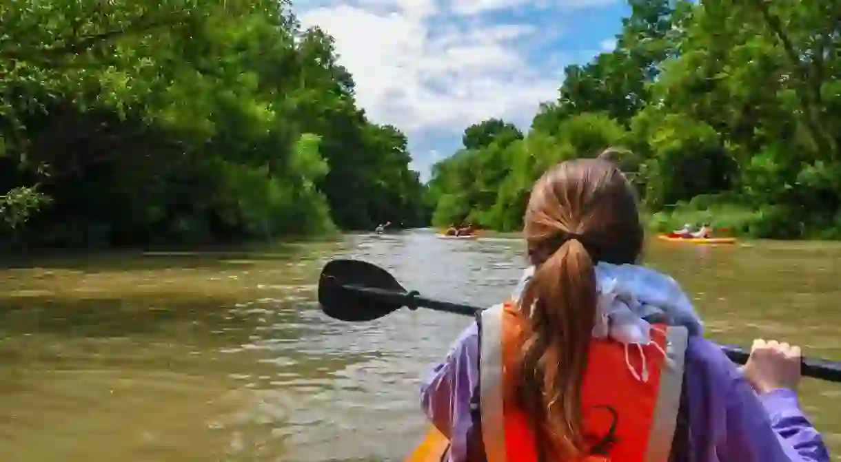 Kayaking in Kamchia River